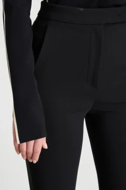 Pantalone aderente in jersey - Nero