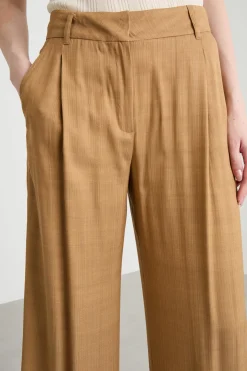 Pantalone ampio - Cammello