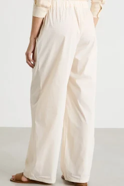 Pantalone ampio con coulisse - Bianco