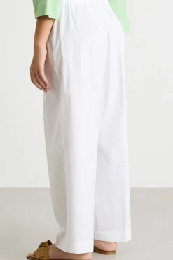 Pantalone ampio con tasche - Bianco