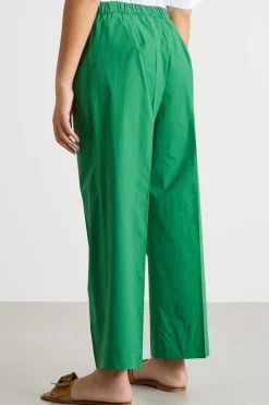 Pantalone ampio con tasche - Verde