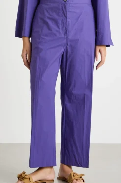 Pantalone ampio con tasche - Viola
