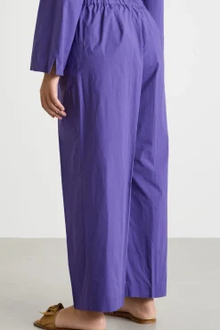 Pantalone ampio con tasche - Viola