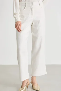 Pantalone ampio e dritto - Bianco