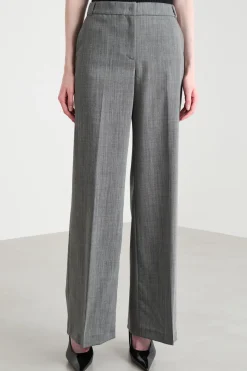 Pantalone ampio e dritto - Grigio