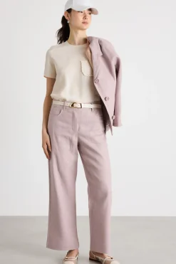 Pantalone ampio e dritto - Rosa