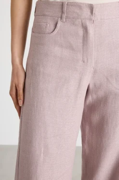 Pantalone ampio e dritto - Rosa