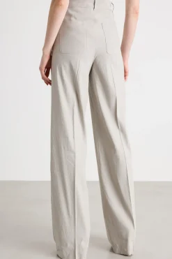 Pantalone ampio - Grigio