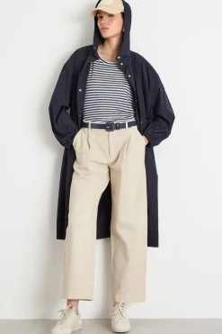 Pantalone ampio in bull - Beige