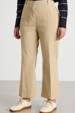 Pantalone ampio in bull - Cammello