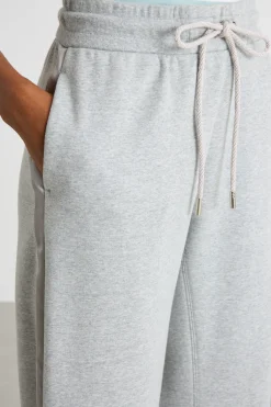 Pantalone ampio in felpa - Grigio