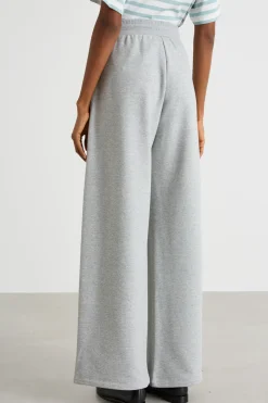 Pantalone ampio in felpa - Grigio