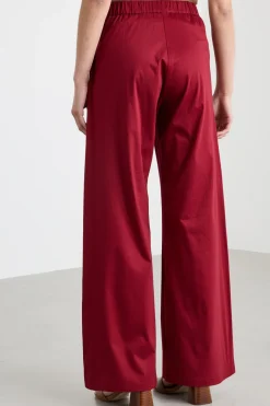 Pantalone ampio in jersey - Rosso