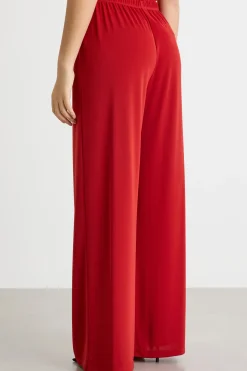 Pantalone ampio in jersey - Rosso
