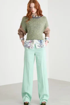 Pantalone ampio - Verde