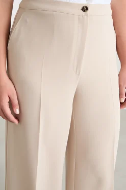 Pantalone a palazzo in cady - Beige