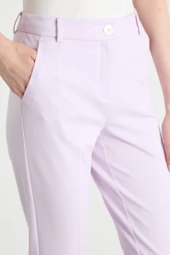 Pantalone a sigaretta stretch - Lilla