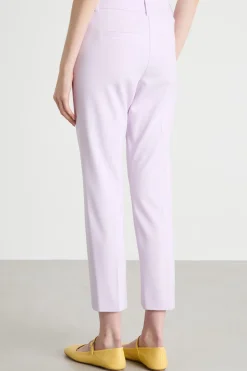 Pantalone a sigaretta stretch - Lilla