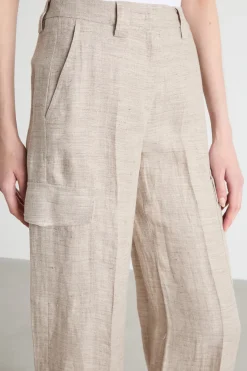 Pantalone cargo - Beige