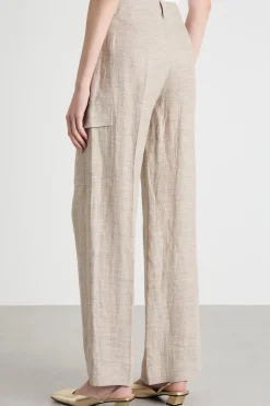 Pantalone cargo - Beige