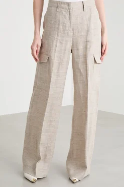 Pantalone cargo - Beige