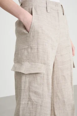 Pantalone cargo - Beige