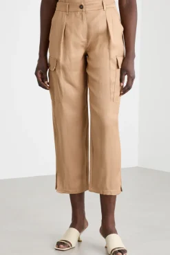 Pantalone cargo - Cammello