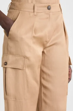 Pantalone cargo - Cammello