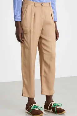 Pantalone cargo - Marrone
