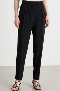 Pantalone carrot in cady - Black