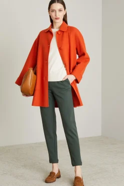 Pantalone carrot in jersey - Verde