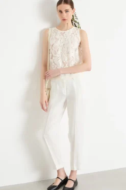 Pantalone chino - Bianco