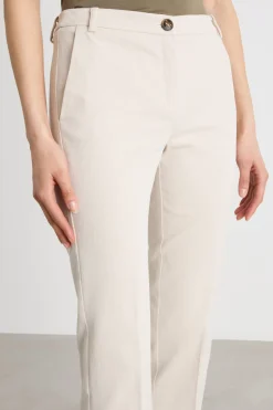 Pantalone chino in bull - Beige