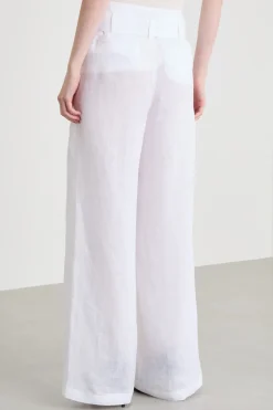 Pantalone con cintura - Bianco