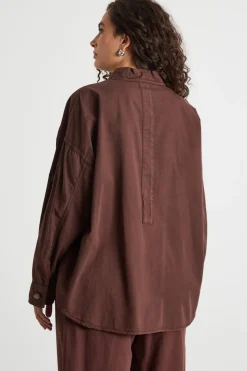 Pantalone con cintura - Marrone