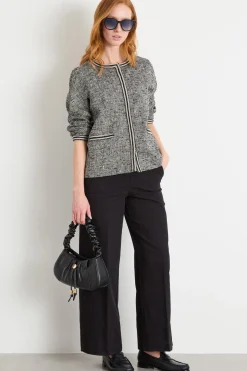 Pantalone con cintura - Nero