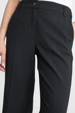 Pantalone con fondo flare - Nero