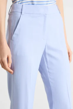 Pantalone con fondo svasato - Azzurro