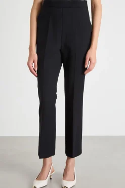 Pantalone con gamba cropped - Nero