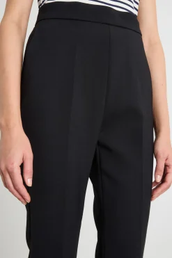 Pantalone con gamba cropped - Nero