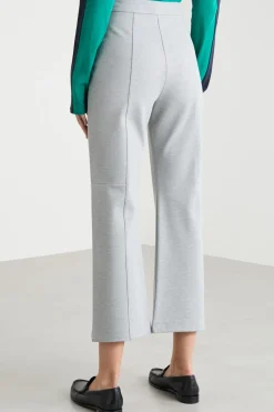 Pantalone con nervatura centrale - Grigio