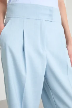 Pantalone con pinces - Azzurro