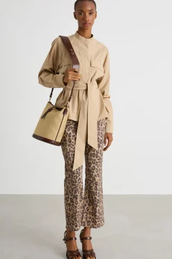 Pantalone con stampa animalier - Animalier