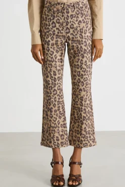 Pantalone con stampa animalier - Animalier