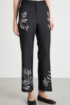 Pantalone con stampa - Nero Bianco