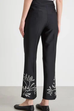 Pantalone con stampa - Nero Bianco