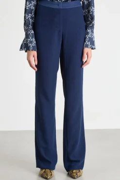 Pantalone con strass - Blu