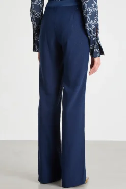 Pantalone con strass - Blu
