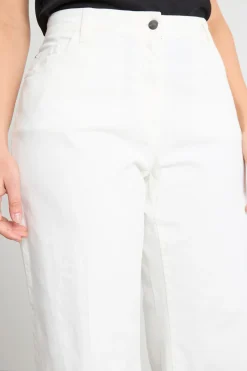 Pantalone crop aderente - Bianco
