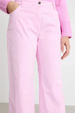 Pantalone crop aderente - Rosa